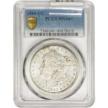 1885-CC Morgan Silver Dollar PCGS MS64+