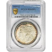 1899-S Morgan Silver Dollar PCGS MS65 PL