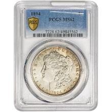 1894 Morgan Silver Dollar PCGS MS62