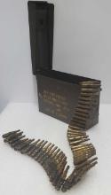 308 US Bottle Nose Blanks 200 Rounds With 200 Cartridges. 7.62 MM, M82 Cartons,M 13 Metal AMMO Box.