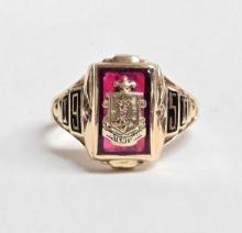 Vintage 10k Gold 1951 Class Ring
