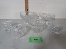 Crystal Lot, candy dishes, bowls, etc.