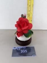 Vintage Rose Porcelain Flower