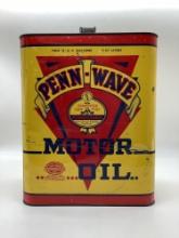 Penn-Wave Motor Oil 2 Gallon Can w/ Pennsylvania Seal