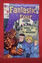 FANTASTIC FOUR #45 | KEY 1ST INHUMANS, 1ST CAMEO OF BLACK BOLT, 1ST CRYSTAL, ICONIC KIRBY - 1965