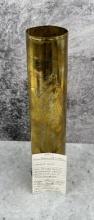 WWI Trench Art Shell Vase 75mm French Lorraine