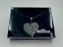 Montana Silversmiths Heart Pendant Necklace