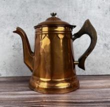 Copper Coffee Hot Chocolate Pot