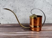 Copper And Brass Watering Can