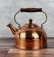 Revere Ware Copper Teapot Kettle