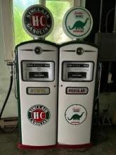 Dual Gas Pump Sinclair HC Gasoline