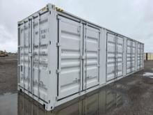 NEW 2024 40 Foot High Cube Two Multi Doors Shipping Container