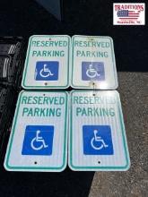 4 Reserved Handicap Parking