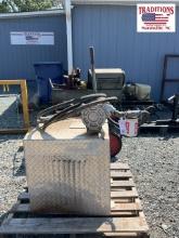 Diamond Plate Fuel Tank with Pump