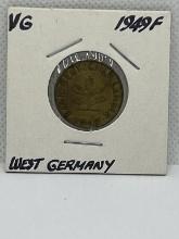West Germany 10 Pfinnig Coin
