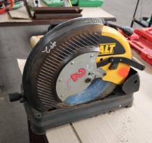 CHOP SAW, DEWALT MDL. N/A, 14", 5.3 HP, corded