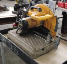 CHOP SAW, DEWALT MDL. D28715, 14", 15 amp., corded