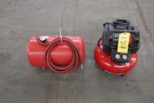 LOT CONSISTING OF: (1) Porter Cable AOIR compressor, 150 Psi max., 2.6SCCFM & (1) NAPA 10 gal. air