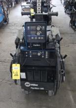 WELDER, MILLER PIPEWORX 400, MULTI PROCESS WELDER, MDL. 907382, S/N MJ324066V, w/ Miller PipeWorx