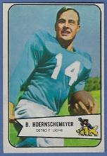 Nice 1954 bowman #124 Bob Hoernschemeyer Detroit Lions