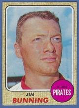 1968 Topps #215 Jim Bunning Pittsburgh Pirates