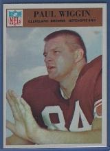 High Grade 1966 Philadelphia #51 Paul Wiggin Cleveland Browns