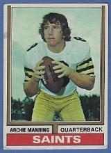 1974 Topps #70 Archie Manning New Orleans Saints