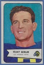 Nice 1954 Bowman #44 Volney Quinlan Los Angeles Rams