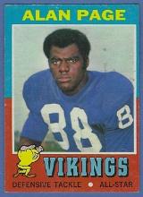 1971 Topps #71 Alan Page Minnesota Vikings
