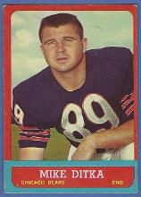 1963 Topps #62 Mike Ditka 2nd Year Chicago Bears