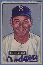 1951 Bowman #81 Carl Furillo Brooklyn Dodgers