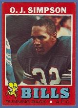 1971 Topps #260 OJ Simpson Buffalo Bills
