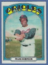 1972 Topps #100 Frank Robinson Baltimore Orioles