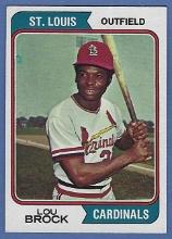 1974 Topps #60 Lou Brock St. Louis Cardinals