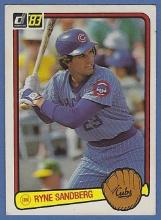 1983 Donruss #277 Ryne Sandberg RC Chicago Cubs