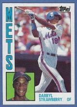High Grade 1984 Topps #182 Darryl Strawberry RC New York Mets
