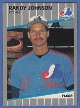 High Grade 1989 Fleer #381 Randy Johnson RC Montreal Expos