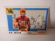 1955 TOPPS ALL AMERICAN #3 ED WEIR