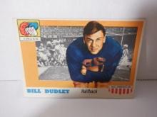 1955 TOPPS ALL AMERICAN #10 BILL DUDLEY