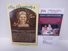 RAY DANDRIDGE SIGNED AUTO HOF POSTCARD JSA COA