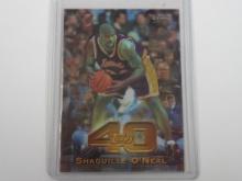 1997-98 TOPPS CHROME SHAQUILLE O'NEAL TOPPS 40 YEARS LAKERS