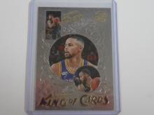 2021-22 PANINI ILLUSIONS STEPHEN CURRY KING OF CARDS WARRIORS FOIL INSERT