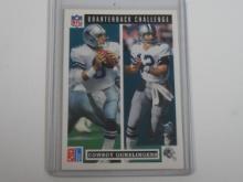 1991 UPPER DECK DOMINOS PIZZA TROY AIKMAN ROGER STAUBACH