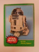 1977 TOPPS STAR WARS #253 R2-D2 KENNY BAKER