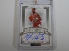 2021-22 PANINI FLAWLESS BJ ARMSTRONG AUTOGRAPH CARD #D 01/25 CHICAGO BULLS