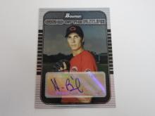 2005 BOWMAN HOMER BAILEY SIGNS OF THE FUTURE AUTOGRAPH CARD CINCINNATI REDS