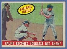 Sharp 1959 Topps #463 Al Kaline Baseball Thrills Detroit Tigers