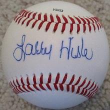 Larry Hisle Signed Baseball Milwaukee Brewers