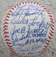Rare Negro League Stars Signed ONL Baseball Signed By 30