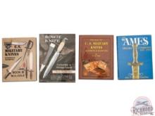 Lot of Four Hardback Books on Military & Bowie Knives (M.H. Cole)  and Ames Swords (Norm Flayderman)
